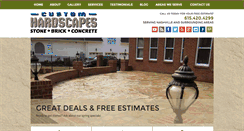 Desktop Screenshot of customhardscapesllc.com